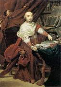 CRESPI, Giuseppe Maria Cardinal Prospero Lambertini dfg oil painting